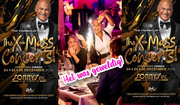 Magische Kerst met Sonny’s Inc. in The Harbour Club Amsterdam