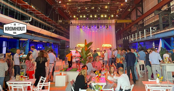 Bedrijfsevenement in de Kromhouthal