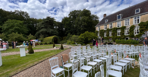 Huwelijksfeest op landgoed Molecaten