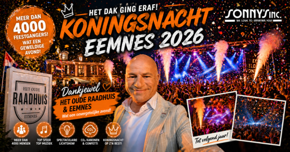 Recordeditie Koningsnacht in Het Oude Raadhuis: duizenden mensen genieten van onvergetelijke avond