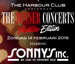 Bigband Sonny's Inc. en romantiek Op Valentijnsdag 14 februari 2016 speelde Sonny’s Inc. in The Harbour Club te Amsterdam.