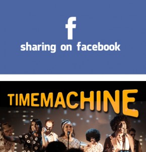 sharing 2 Timemachine on facebook