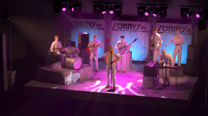Standaard opstelling Sonny's Inc. 7-mansfomatie